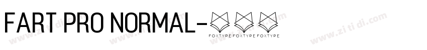FART PRO NORMAL字体转换